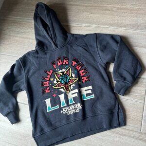 Zara Stranger Things Graphic Hoodie, Size 8-9